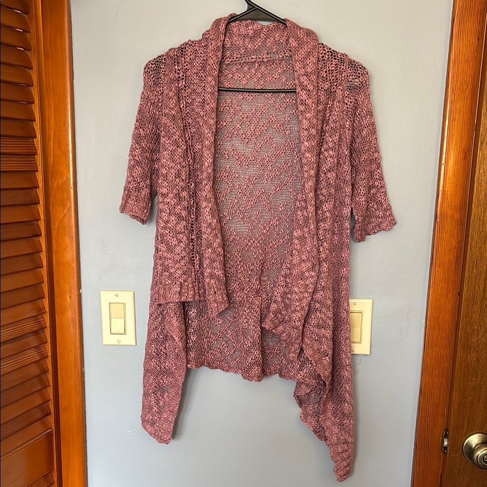 Short sleeve cardigan